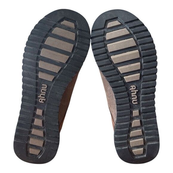 Ahnu Mens Size 9.5 Brown Leather Outdoor Hiking Sneaker Shoes F19616E - Picture 8 of 13